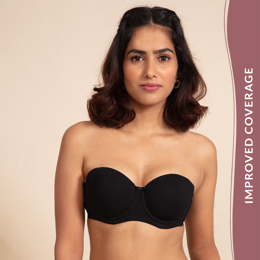 Buy Coffee Brown Solid Wired Padded Support Bra - Bra for Women 7685483