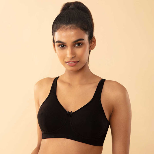 3 Section Super Support Bra-Black NYB188