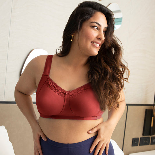 NYKD by Nykaa Women’s Full Support M-Frame Heavy Bust Everyday Cotton Bra  NYB101