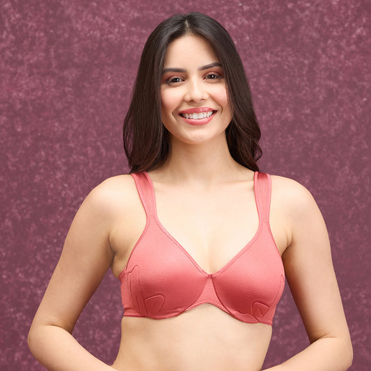 Nykd by Nykaa Anti-Gravity Wired Non Padded Bra - Red NYB243