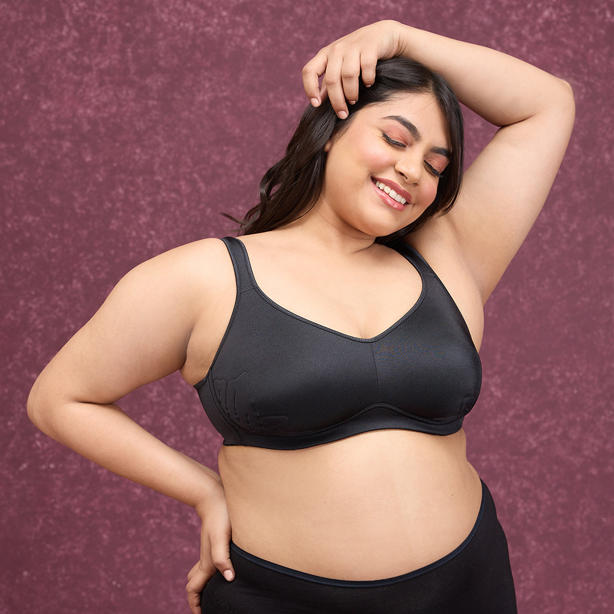 Buy Nykd by Nykaa Anti-Gravity Wired Non Padded Bra - Black NYB243 online