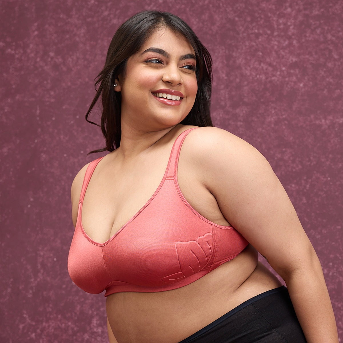 Nykd by Nykaa Anti-Gravity Non Wired Non Padded Bra - Red NYB251