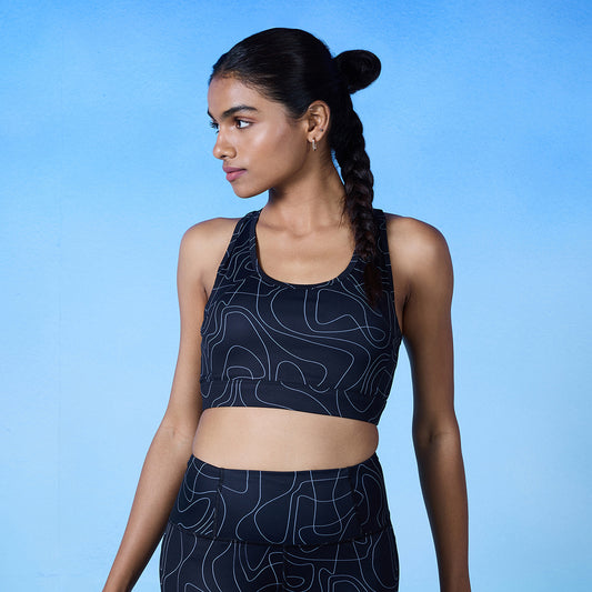 Nike Women's Hyper Femme Tropical Print Workout Athletic Sports Bra XL