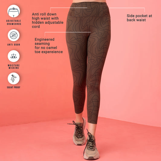 NYKD Anti-Camel Toe Leggings for Women, High Rise, Squat Proof Leggings  with Concealed Elastic at The Waist Leggings & Tights, NYK121, Multi-Color,  M, 1N : : Fashion