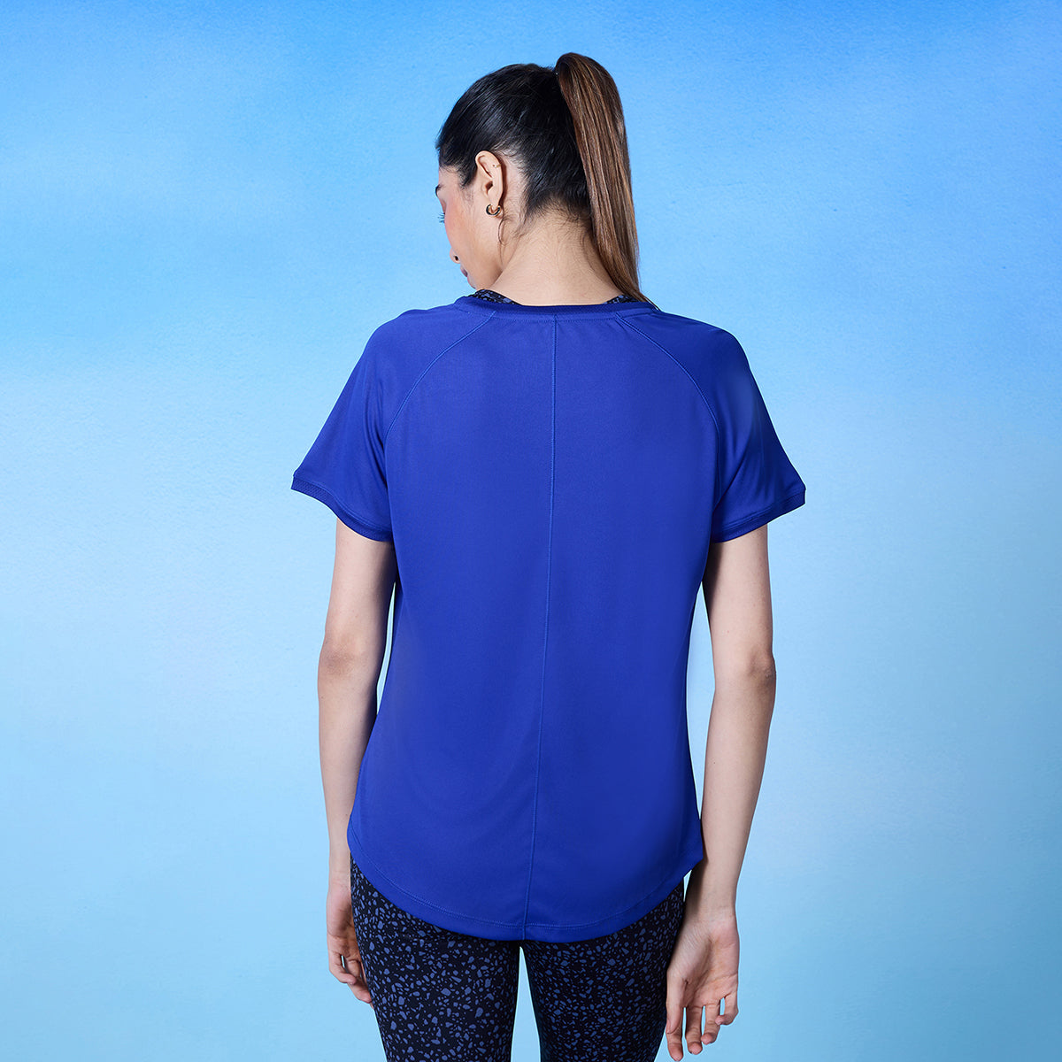 Nykd All Day Active Tee - NYK127 - Blue
