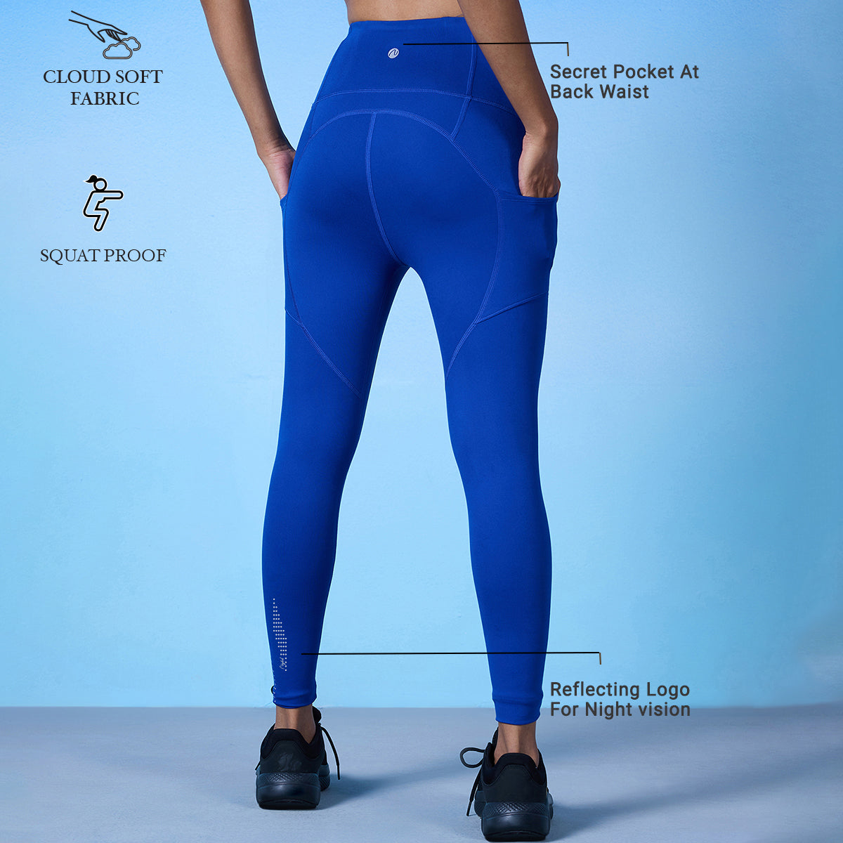 Nykd All Day Iconic All Day Legging - NYK260 -Surf The Web