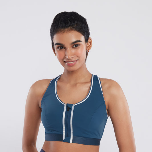 Buy NYKD BY NYKAA Non-Wired Regular Non-Padded Women's Sports Bra -  NYK303-JetBlack