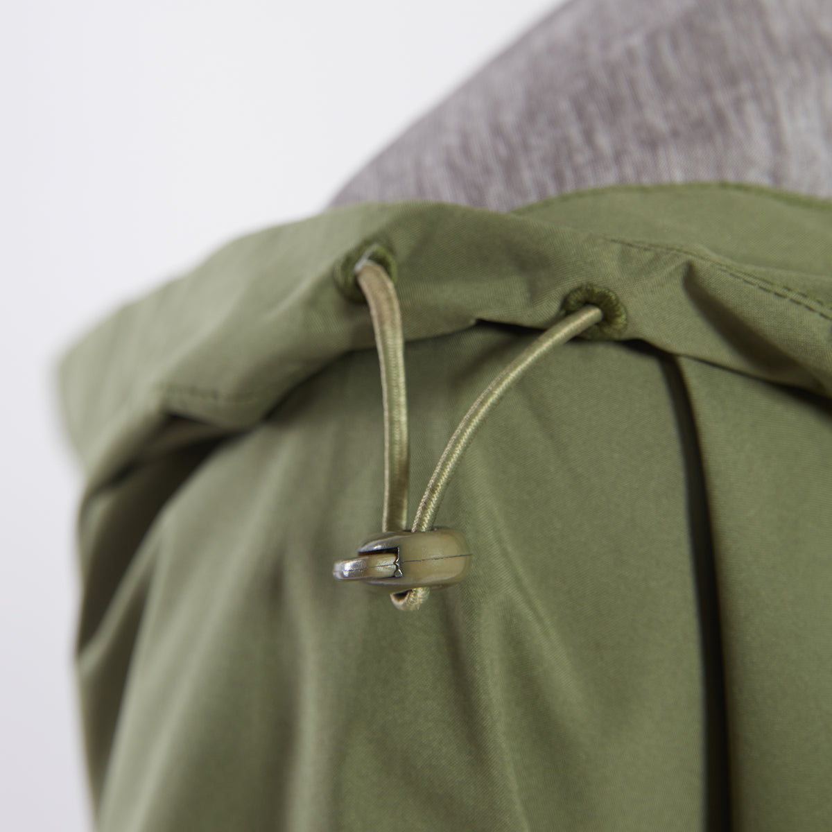 Light Weight Hooded Jacket with Contrast Lining - NYK308 Olive