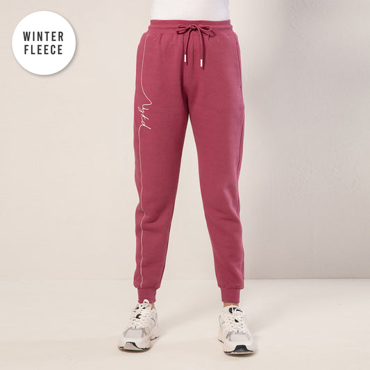 Nykd All Day Fleece Jogger -NYLE223 Deco Rose