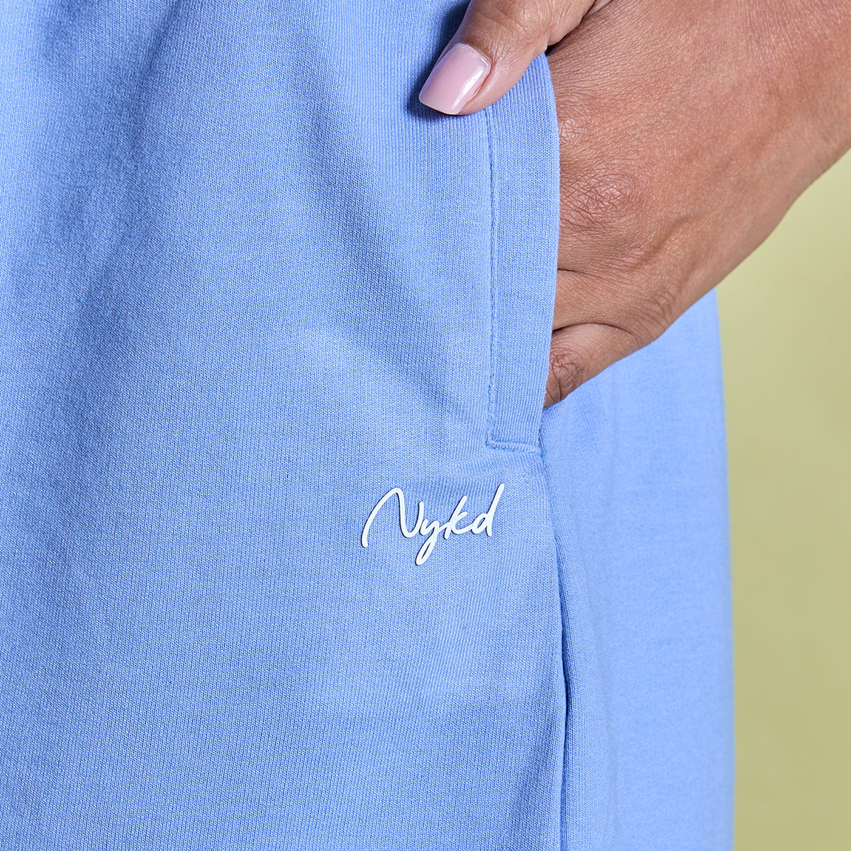 Nykd All Day  Knit Terry Shorts - NYLE503 - Hydrangea