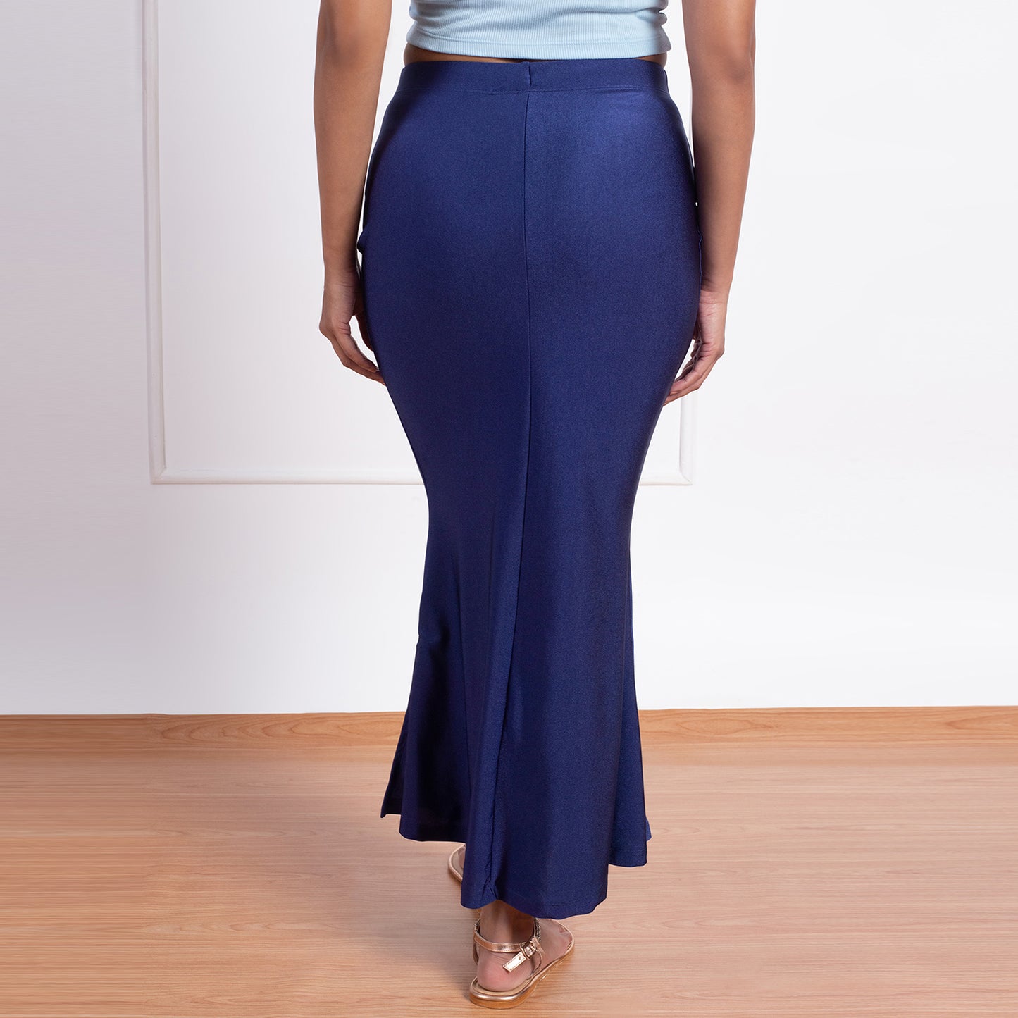 Saree Shapewear Saree Petticoat Combo Skin Nevyblue Saree Skirt
