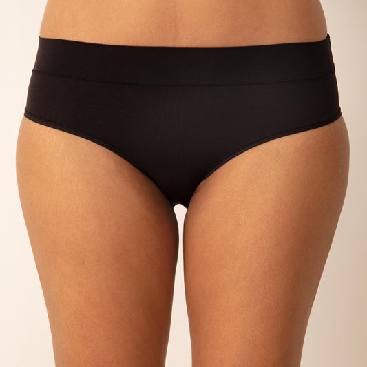 Super 4 Way Stretch Hipster Panty-NYP342-Black