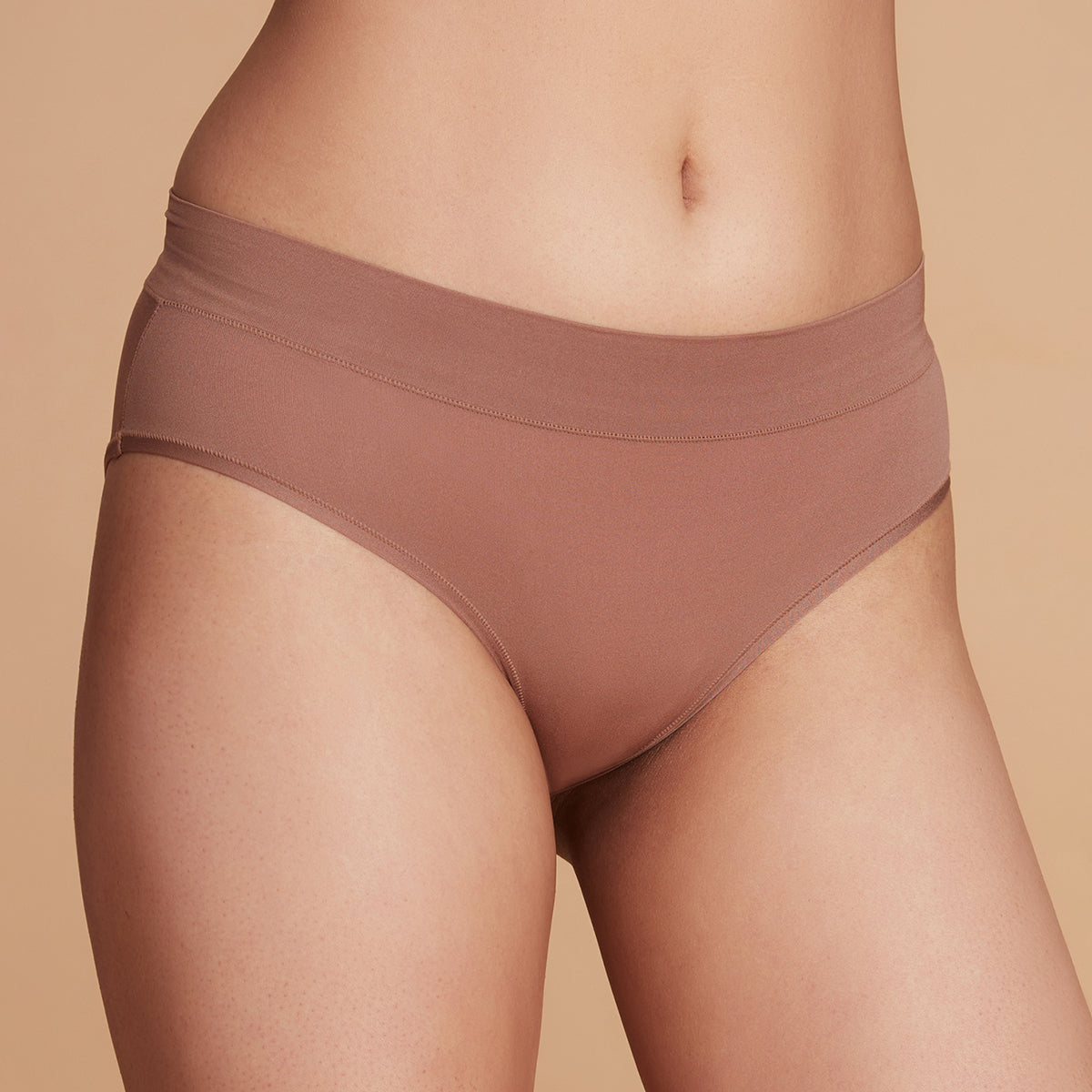 Nykd by Nykaa 4 Way Stretch Hipster Panty - NYP342 - Brown