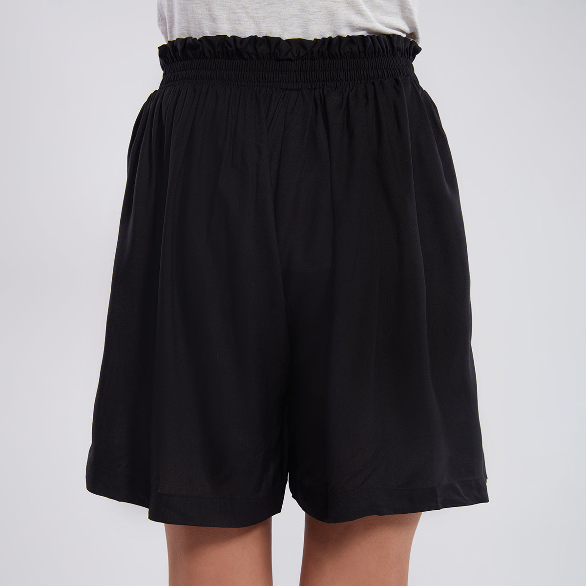 Trendy Lounge Shorts-Black NYS036