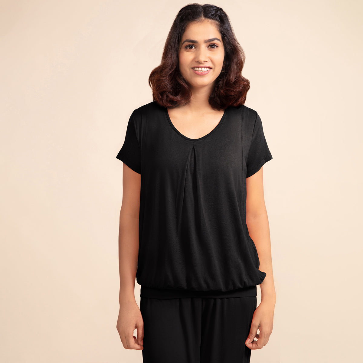 Comfy Mommy Top - Black NYS043