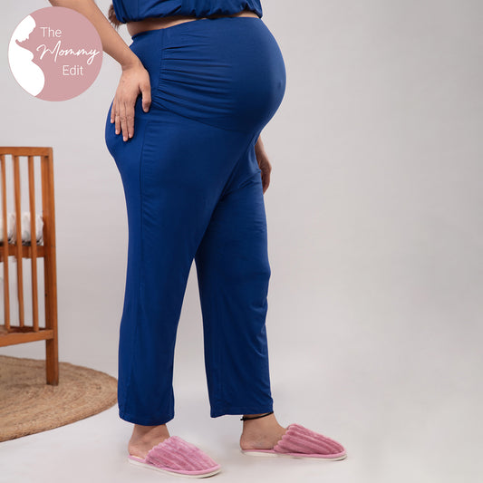Comfy Maternity Pajama -  Estate Blue NYS045