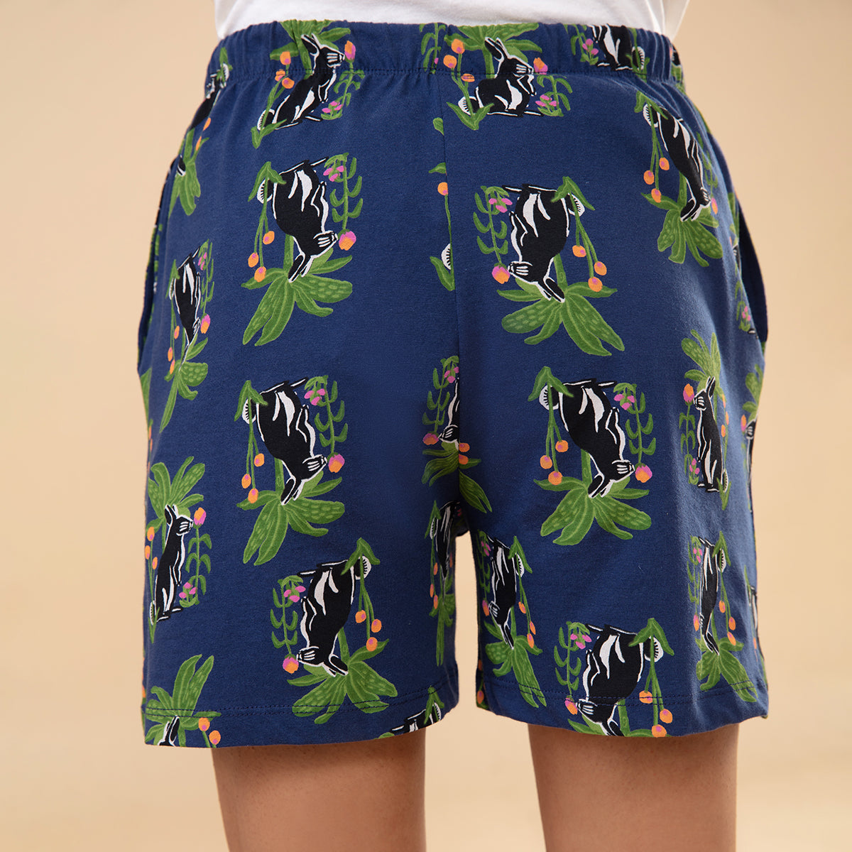 Masaba For Nykd Cotton Shorts - Palm Rabbit NYS082