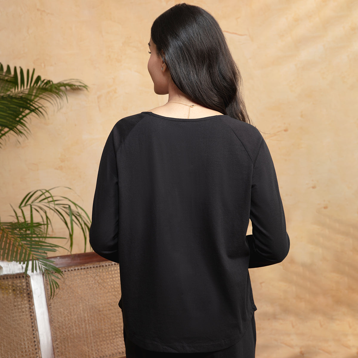 Masaba For Nykd Cotton Full sleeve Teeshirt - Black NYS092
