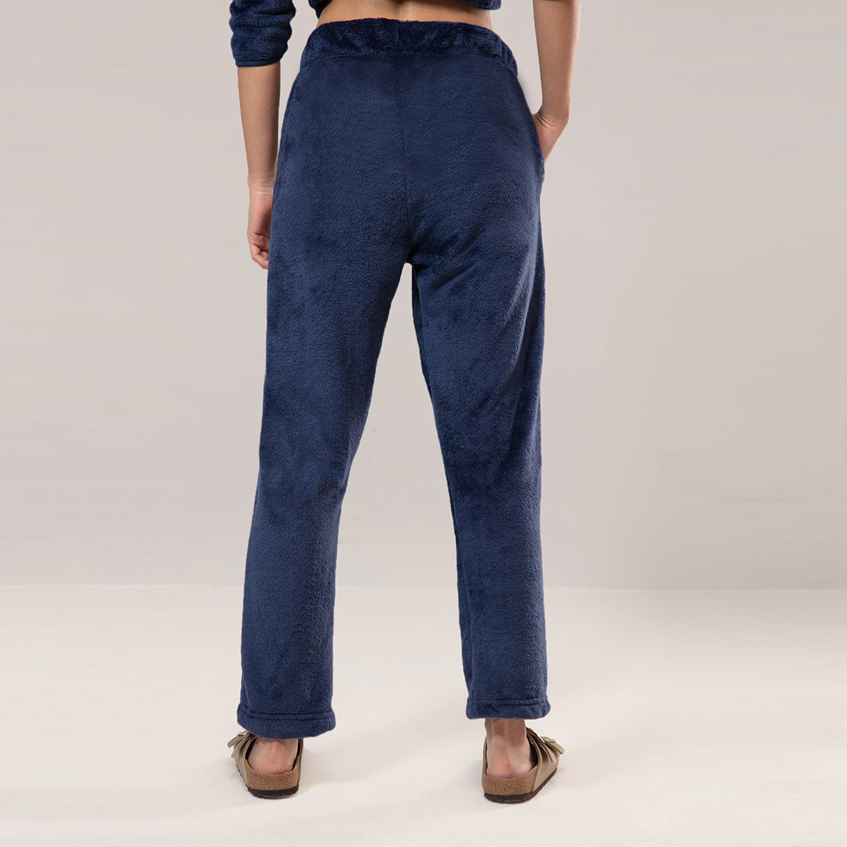 Luxe Fur Lounge Pants-Pageant Blue NYS121