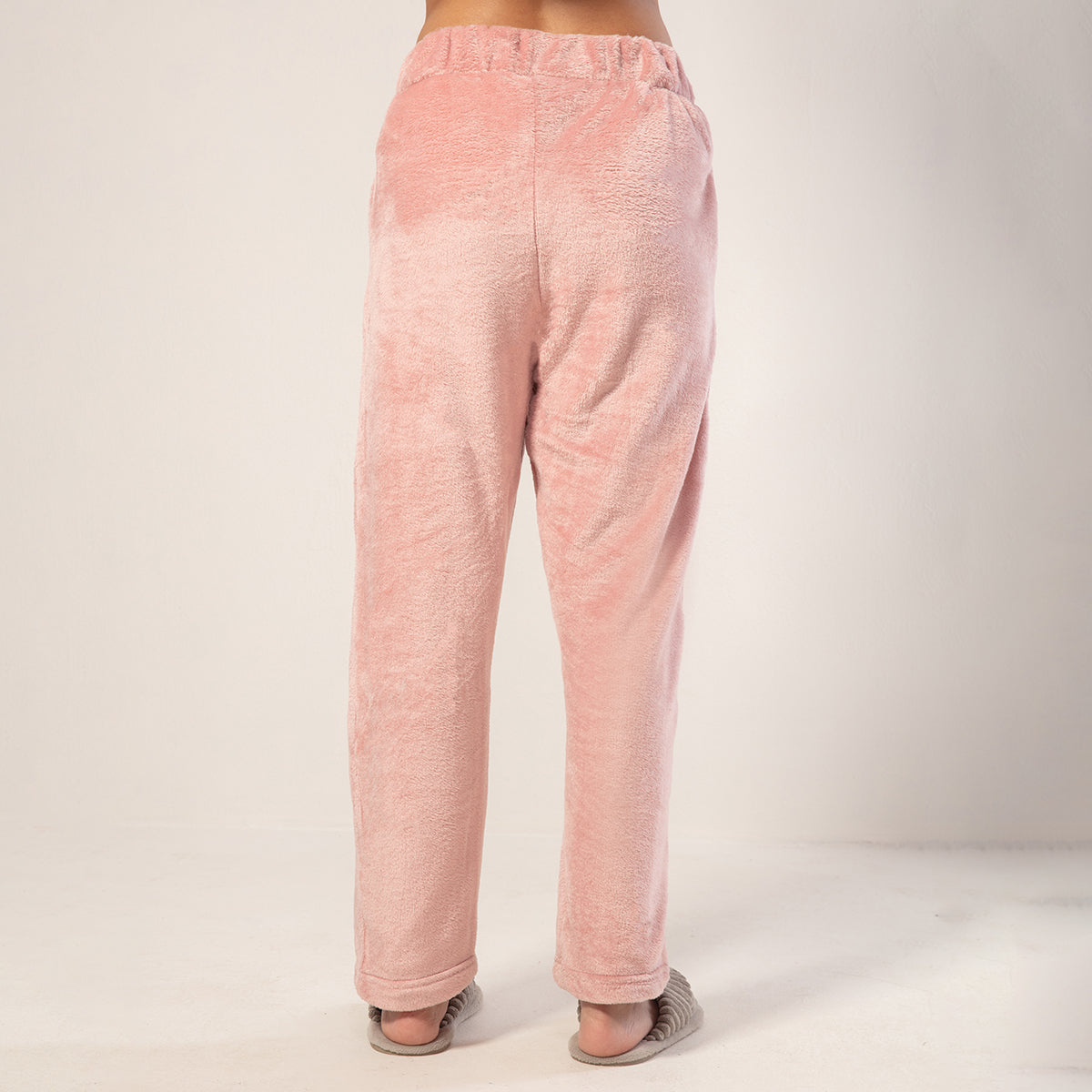 Luxe Fur Lounge Pants -Peach Whip NYS121