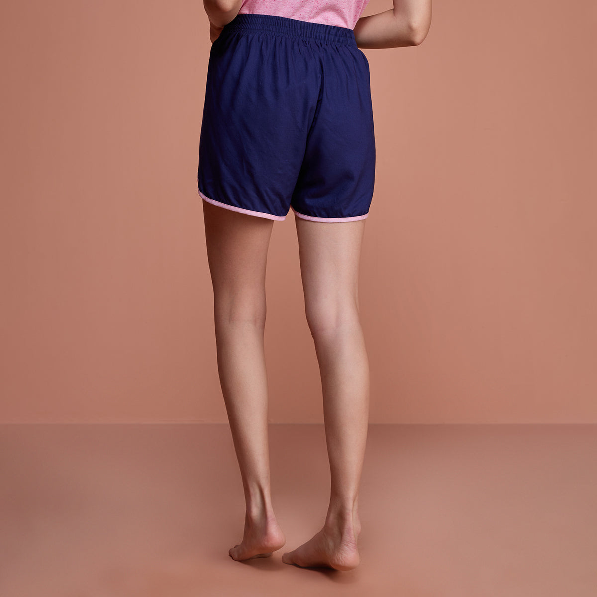 Sleep In Step Out Shorts  - NYS135 - Midnight Blue