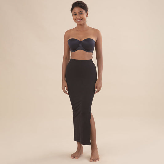 Mermaid Saree Petticoat-NYOE01 Black – Nykd by Nykaa